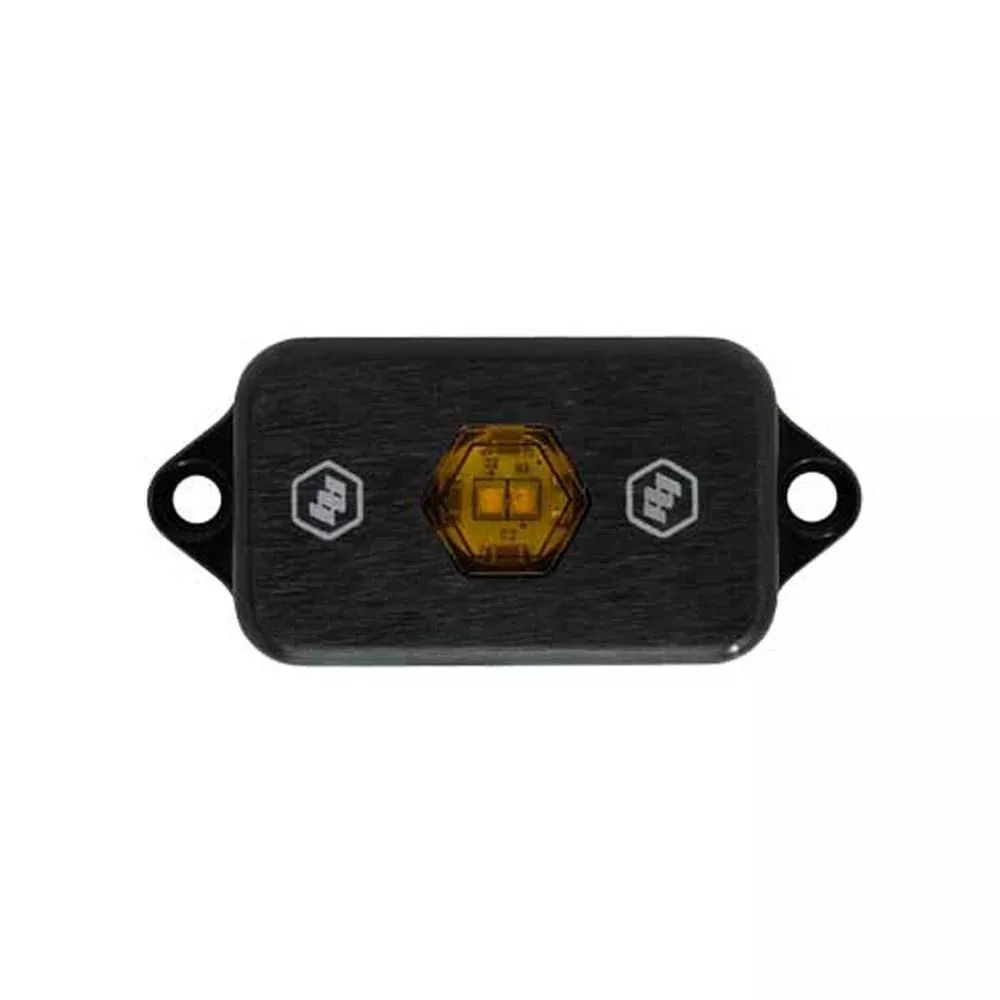 Baja Designs LED Rock Light Each Baja Amber Lens Universal 398046