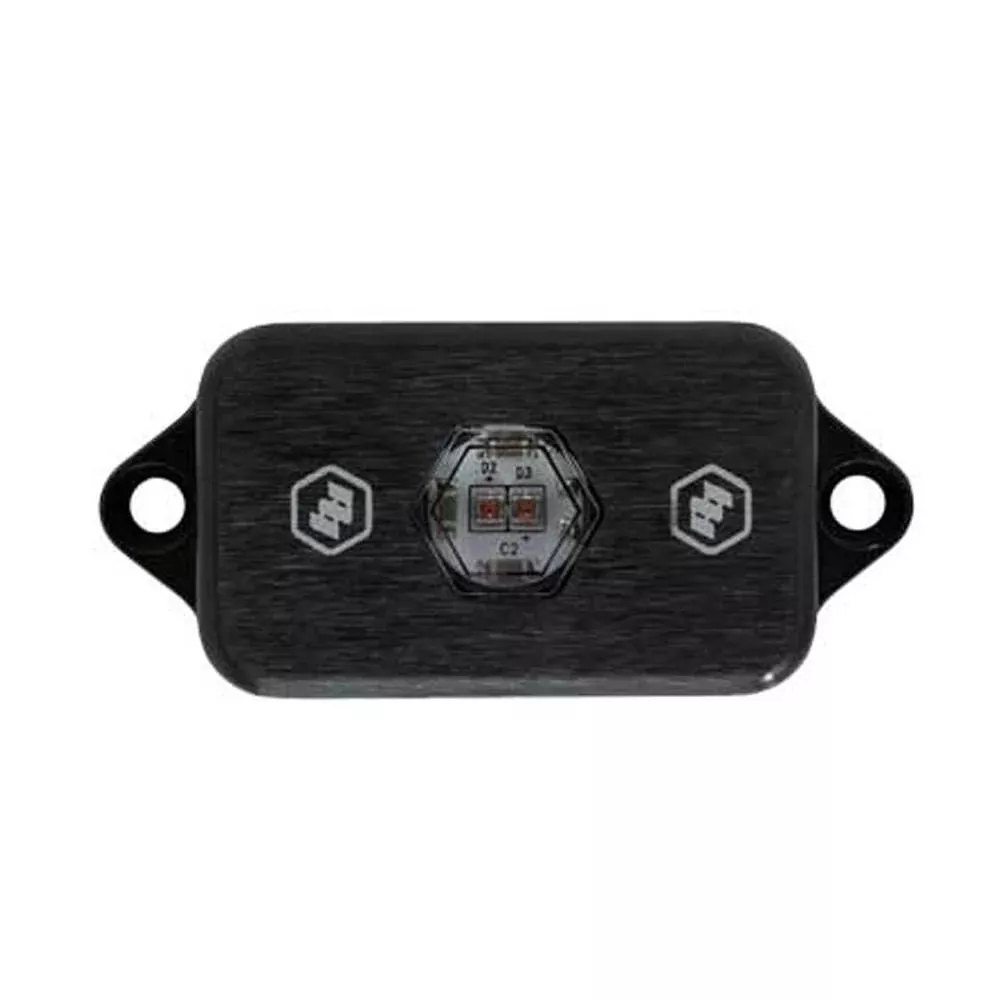 Baja Designs LED Rock Light Each Red Lens Universal 398049