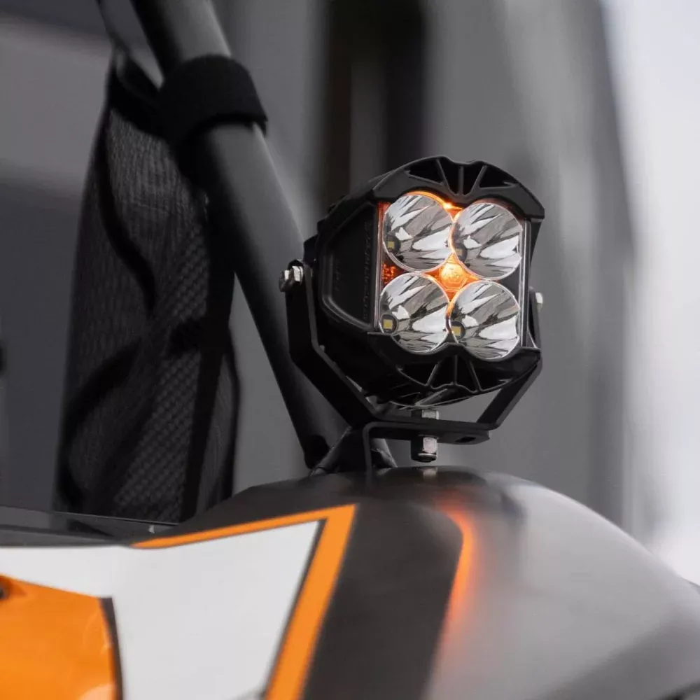 Baja Designs A-Pillar Light Kit Pair LP4 Pro Series Driving/Combo Pattern Clear Lens For Ford F-150 Raptor 2021-2023 448068