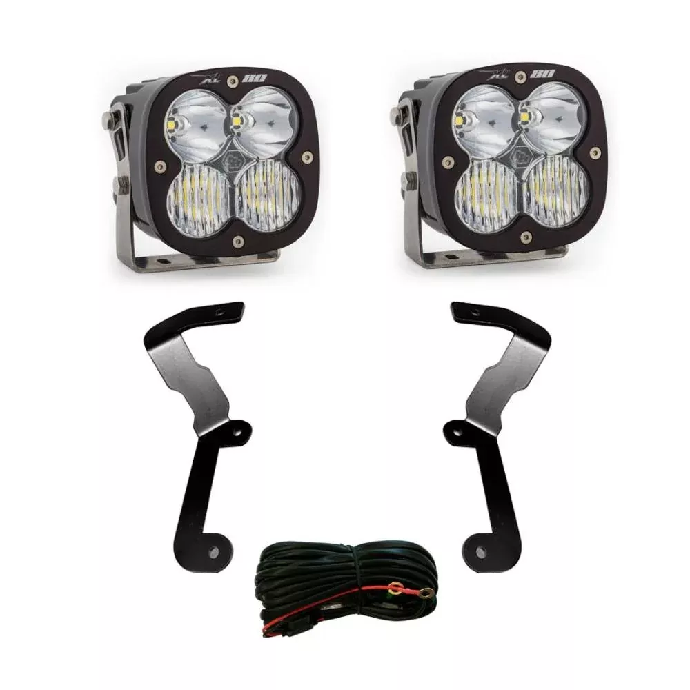 Baja Designs A-Pillar Light Kit Pair XL80 Series Driving/Combo Pattern Clear Lens 447804