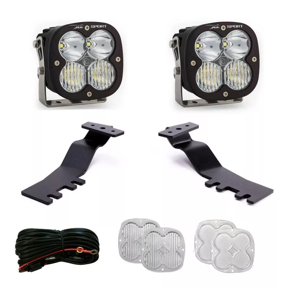 Baja Designs A-Pillar Light Kit XL Sport Series Driving/Combo Pattern Clear Lens 448243