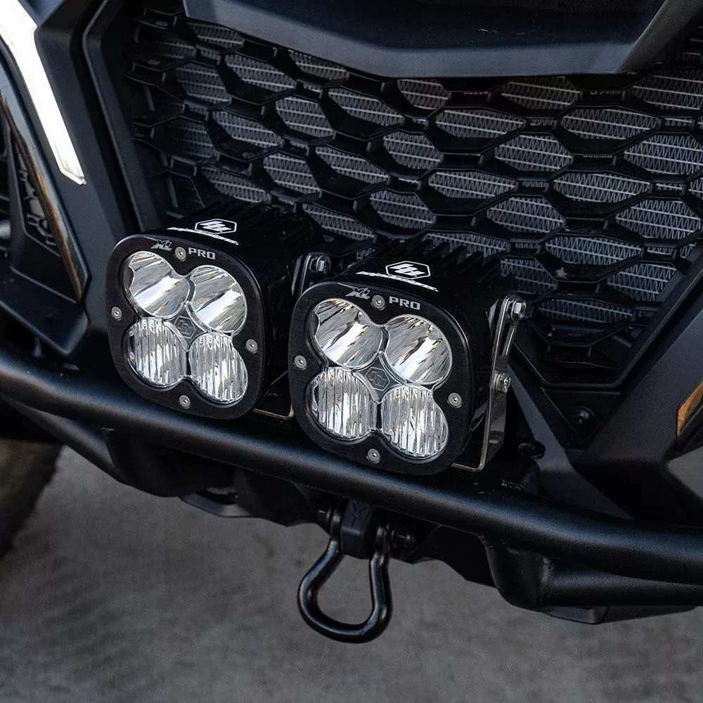 Baja Designs Pre-Runner Bumper LED Light Kit XL Pro Series Driving/Combo Pattern Clear Lens For Can-Am Maverick R 2024 448215