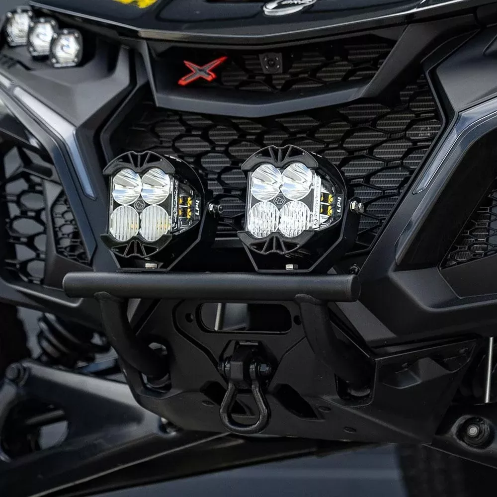 Baja Designs Push Bar Bumper Light Kit LP4 Series Driving/Combo Pattern Clear Lens For Can-Am Maverick R 2024 448220