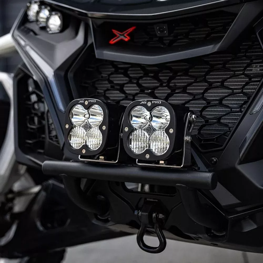 Baja Designs Push Bar Bumper Light Kit XL Pro Series Driving/Combo Pattern Clear Lens For Can-Am Maverick R 2024 448219