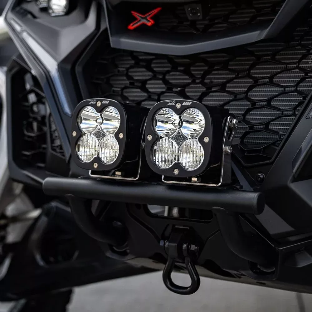 Baja Designs Push Bar Bumper Light Kit XL80 Series Driving/Combo Pattern Clear Lens For Can-Am Maverick R 2024 448249