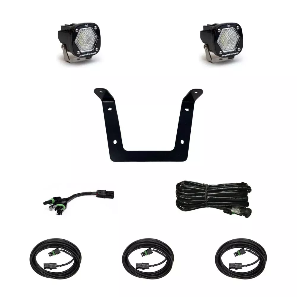 Baja Designs Reverse Light Kit Pair Dual S1 Series Work/Scene Pattern Clear Lens 447861