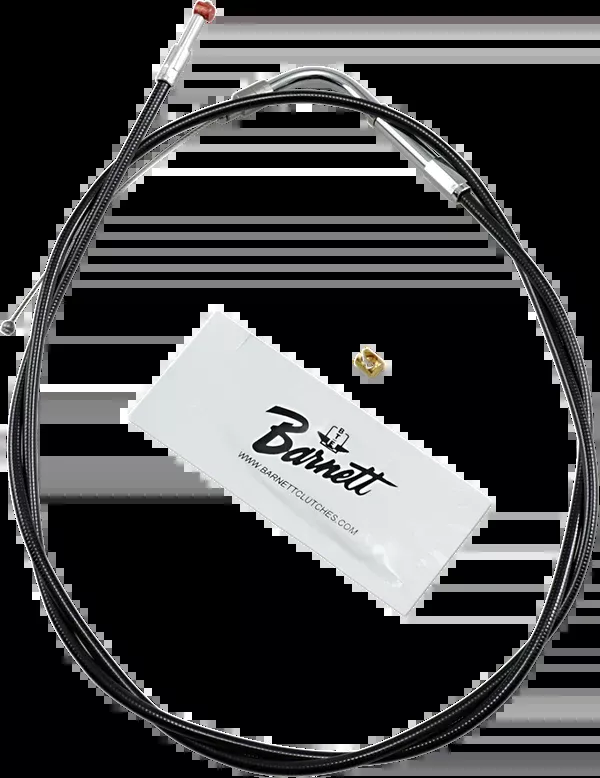 Barnett Black Vinyl Throttle Cable – +6″ Size – 48″ Length