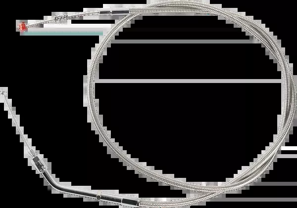 Barnett Stainless Steel Idle Cable – +6″ – ’88-’95 Sportster