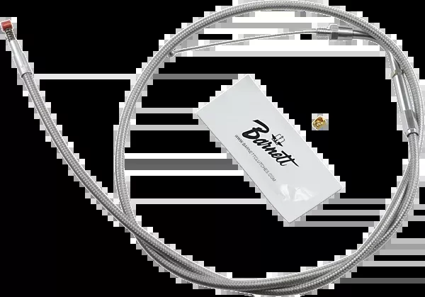Barnett Stainless Steel Idle Cable – +6″ – Dyna/FXR/Softail