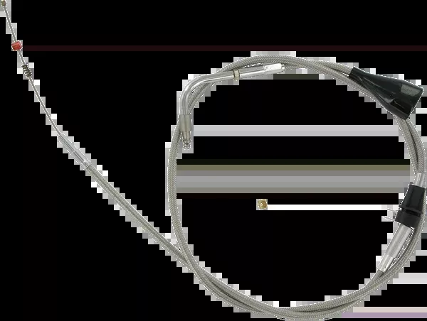 Barnett Stainless Steel Idle Cable – Cruise – +6″ – ’02-’07 FLH