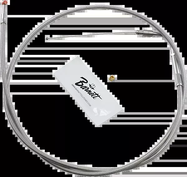 Barnett Stainless Steel Throttle Cable – +6″ – ’02-’07 FLH