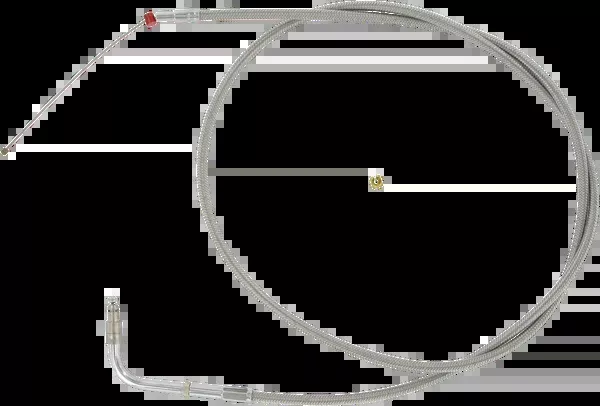 Barnett Stainless Steel Throttle Cable – +6″ – ’96-’07 Touring