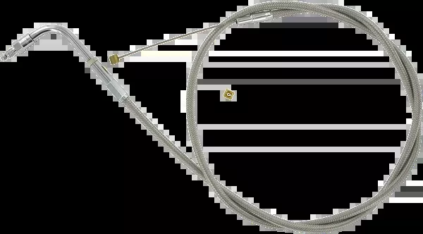 Barnett Stainless Steel Throttle Cable – ’76-’80