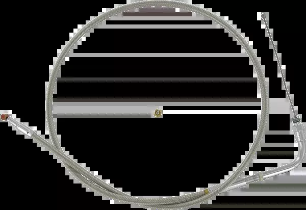 Barnett Stainless Steel Throttle Cable – ’81-’89