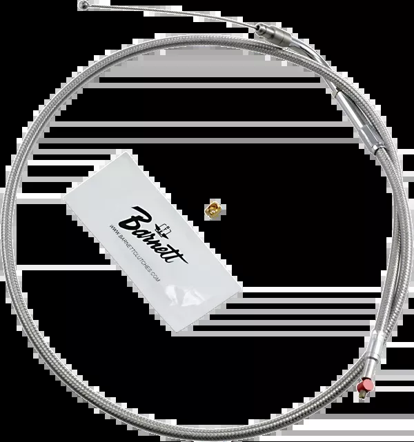 Barnett Stainless Steel Throttle Cable – Dyna/FXR/Softail