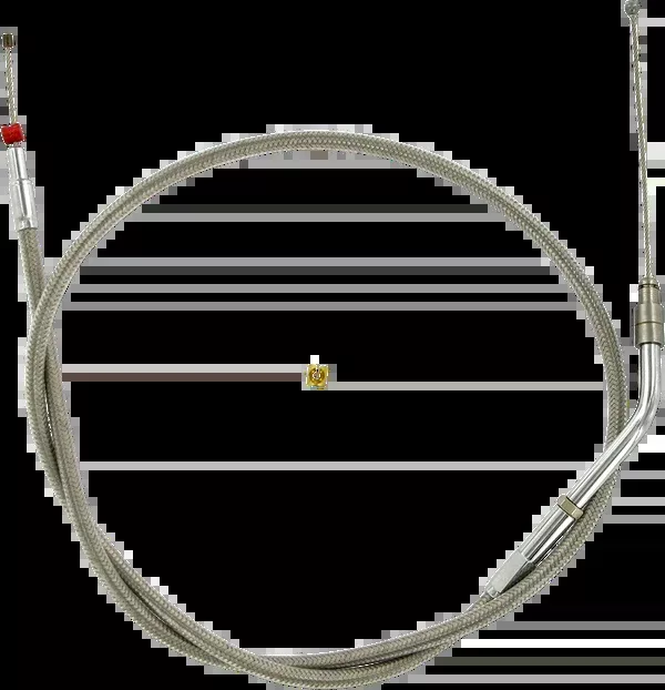 Barnett Stainless Steel Throttle Cable – V-Rod
