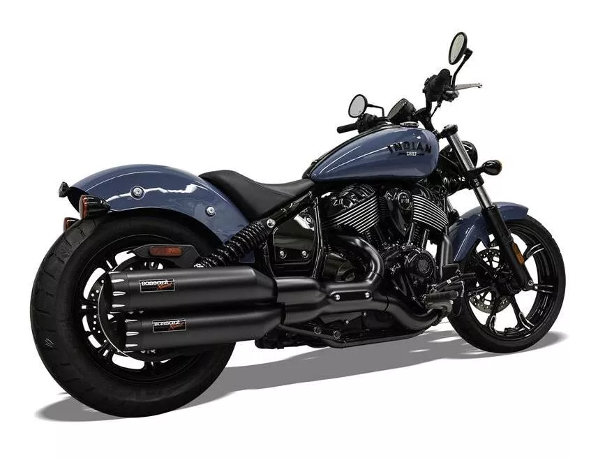 Bassani 4″ Slip-On Mufflers For Indian Chief 2022-2026