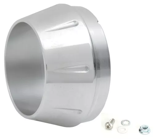 Bassani Chrome End Cap w/0.5" Lip for Short Megaphone Muffler (ENDCAP-SM)