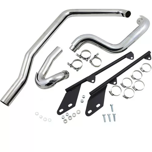 Bassani True Dual Chrome Header Pipes (31115A)