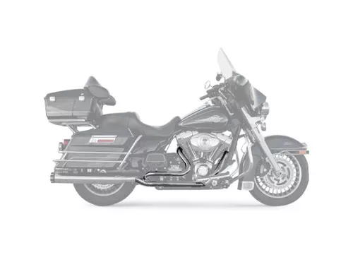 Bassani True-Dual Down Under Chrome Headpipes (11415A)