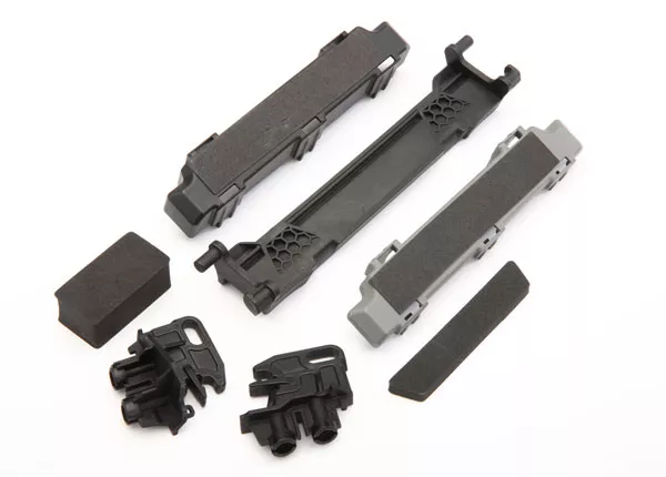 Battery Hold-Downs with Mounts (F&R), Spacers, & Pads, Maxx
