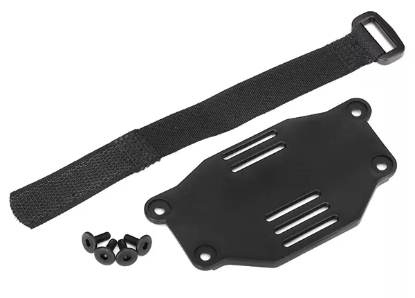 Battery Plate/ Battery Strap/ 3x8 Flat-Head Screws (4) (Requires #8072 Inner Fenders)