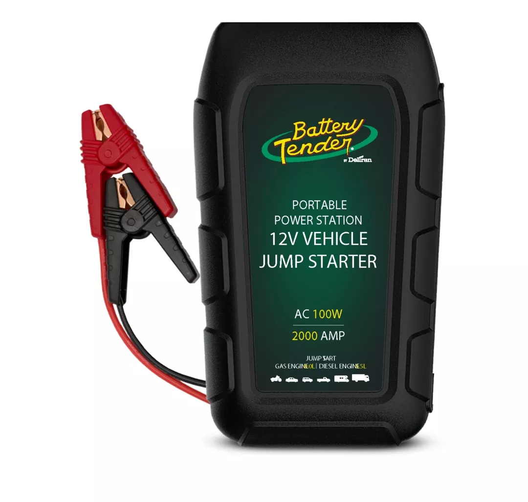 Battery Tender 2000 Amp Power Station With 100 Watt Inverter