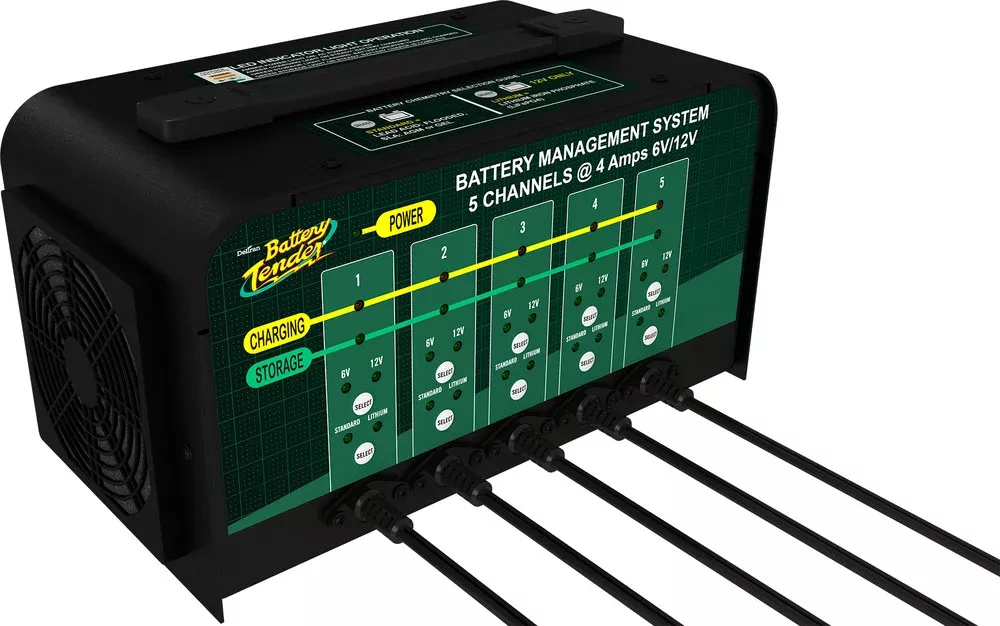 Battery Tender 5 Bank Battery Charger – 021-0133-DL-WH