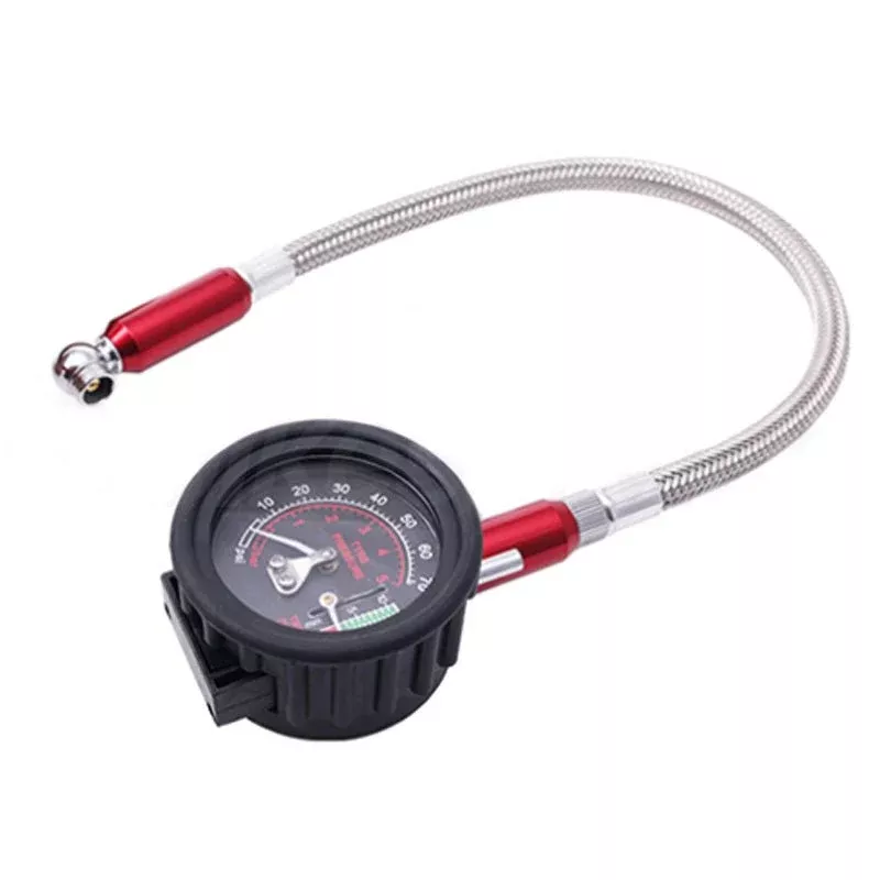 Bikeservice 2-in-1 Tyre Pressure Gauge