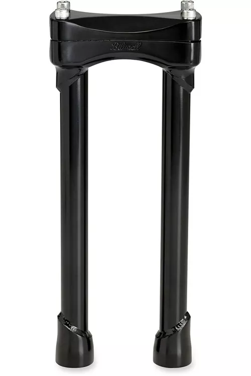 Biltwell 12" Murdock Handlebar Straight Risers Satin Black (6403-201-12)