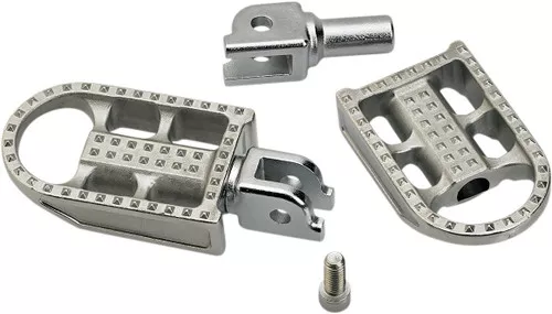 Biltwell Mushman Milwaukee Eight Stainless Driver Footpegs (7002-302-03)