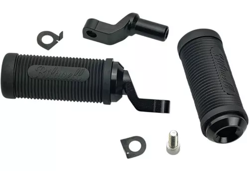 Biltwell Norman Stepped Black Footpegs (7004-204-02)