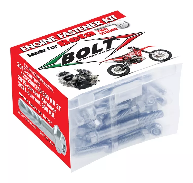 Bolt Hardware Engine Fastener Kit Beta 125cc-350cc RR / RX / RC / Xtrainer 2013-2026