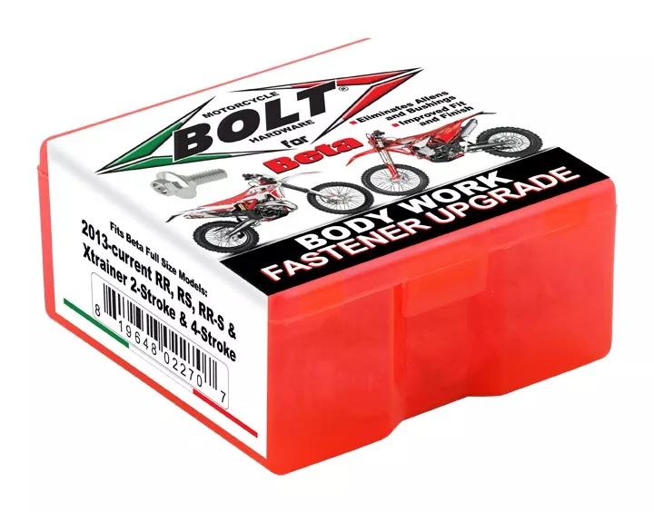 Bolt Hardware Fastener Upgrade Kit Beta RR / RS / RR-S / RX Xtrainer 2013-2026