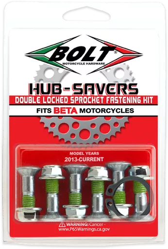 Bolt Hub-Savers Double Lock Sprocket Fastenrs Beta - HS.BETA