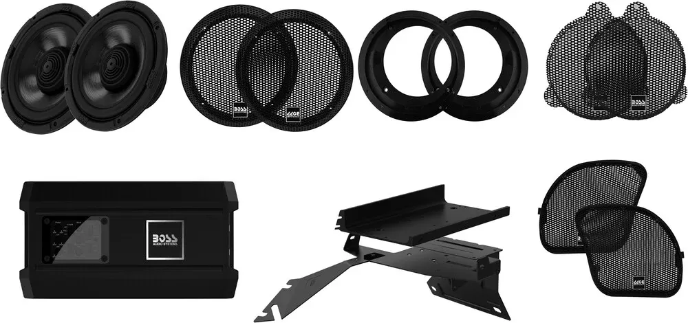 Boss Audio Front Audio Kit ` Fltr – BHD3F For Harley Touring 1998-2021