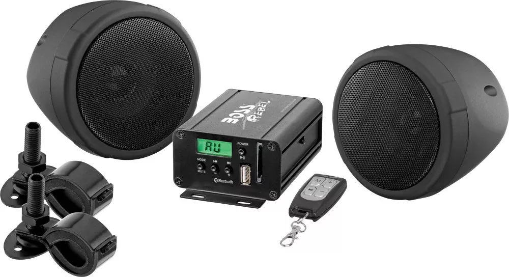 Boss Audio MC520 Speaker System 600W Black 3″ Bar MNT BT – MCBK520B