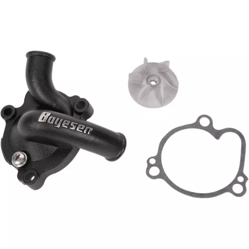 Boyesen Supercooler Black Water Pump Cover & Impeller Kit (WPK-12B)