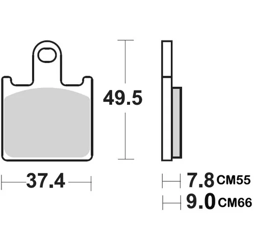 Braking CM66 High Performance Brake Pads (927CM66)