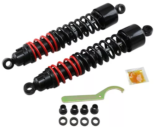 Burly 15" Stiletto Black Rear Shocks (B28-1250)