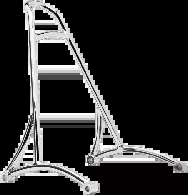 Burly Brand 13" Sissy Bar - Short - Chrome - HD Sportster