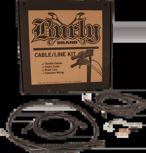 Burly Brand Touring Model Control Kit – Bagger – 15″ – Black