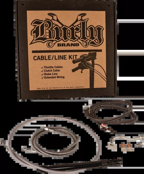 Burly Brand Touring Model Control Kit – Bagger – 15″ – Stainless Steel