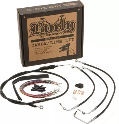Burly Control Kit 16" Ape Black W/ Cruise - B30-1288