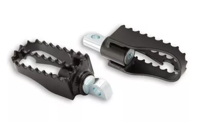 Burly Mx Style Mini Footpegs Black - B13-1001B