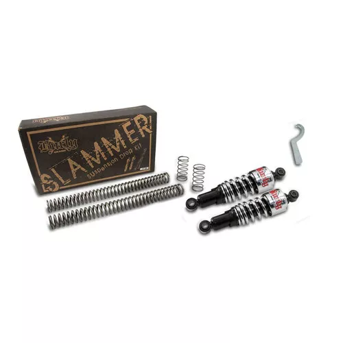 Burly Slammer Chrome Front & Rear Suspension Kit (B28-1000)