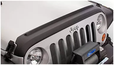 Bushwacker 14093 Trail Armor Hood Stone Guard Black Textured Finish, 1-Piece