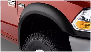 Bushwacker 50045-02 Front Black Extend-A-Fender Flares for 10-18 Ram2500/3500