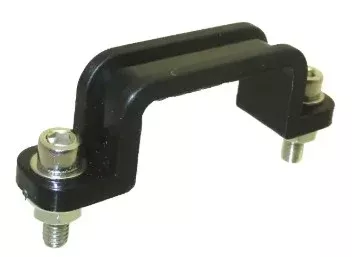 CABLE GUIDE FRONT PLATE BLACK WITH FIXING BOLTS