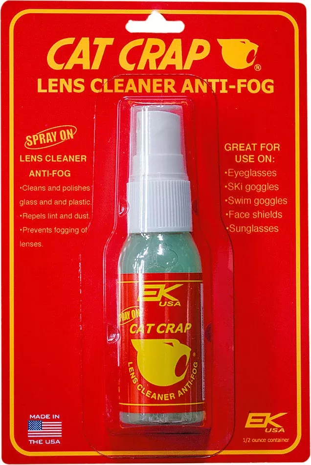 Cat Crap Anti-FOG Lens Cleaner Spray ON 0.5OZ – 10808P